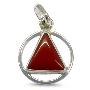 rudradivine Red Coral Pendant in Silver 7.25 ratti/Real Munga Pendant Gemstone and Pure Silver Guaranteed for Mars Planet
