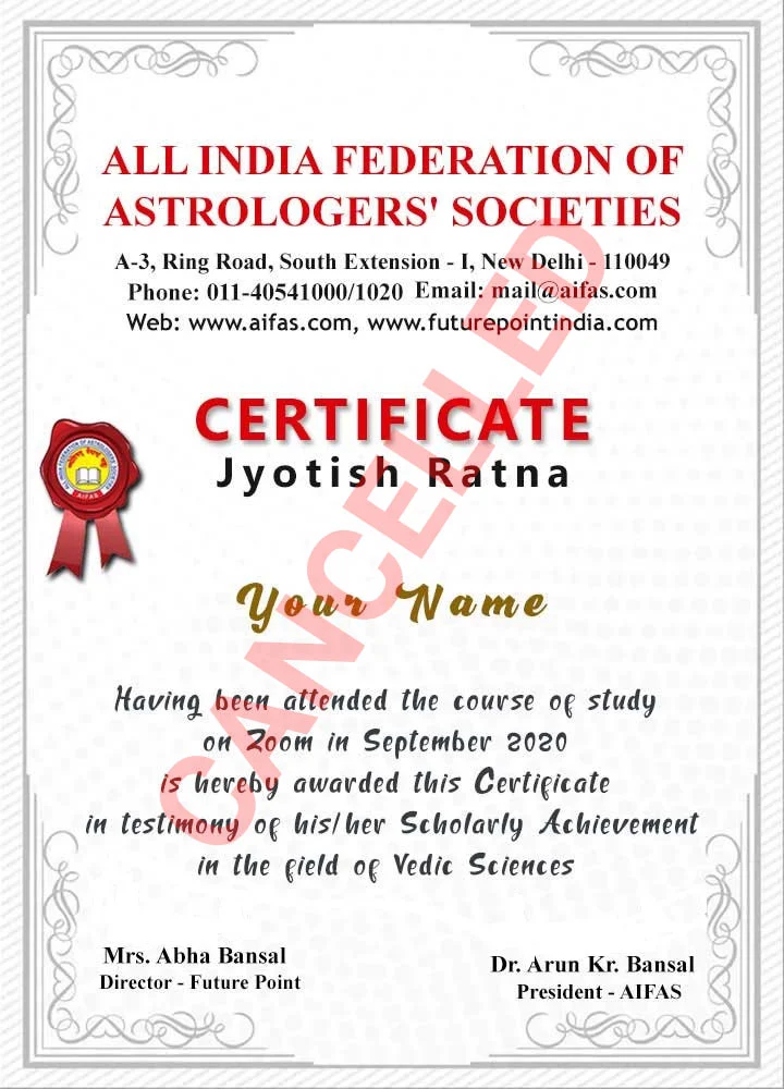 astrology-certificate